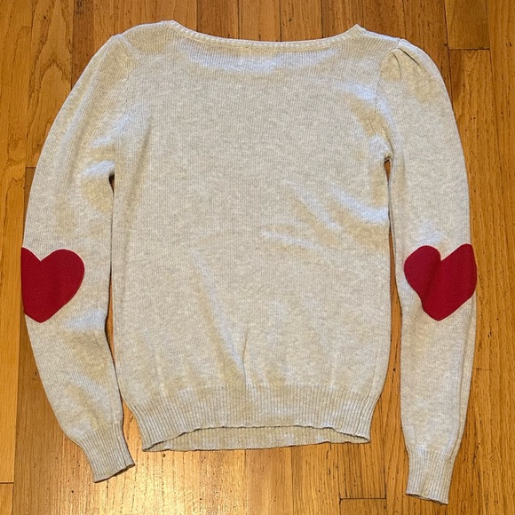 Moon Knit Sweater w/ Heart Elbow Patches - Picture 2 of 7